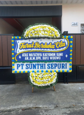 Papan Bunga Duka di Mororejo